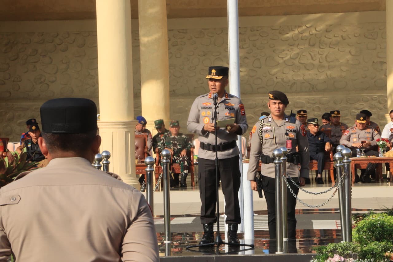 Polda Bengkulu Gelar Apel Siaga Tanggap Darurat Bencana Hidrometeorologi