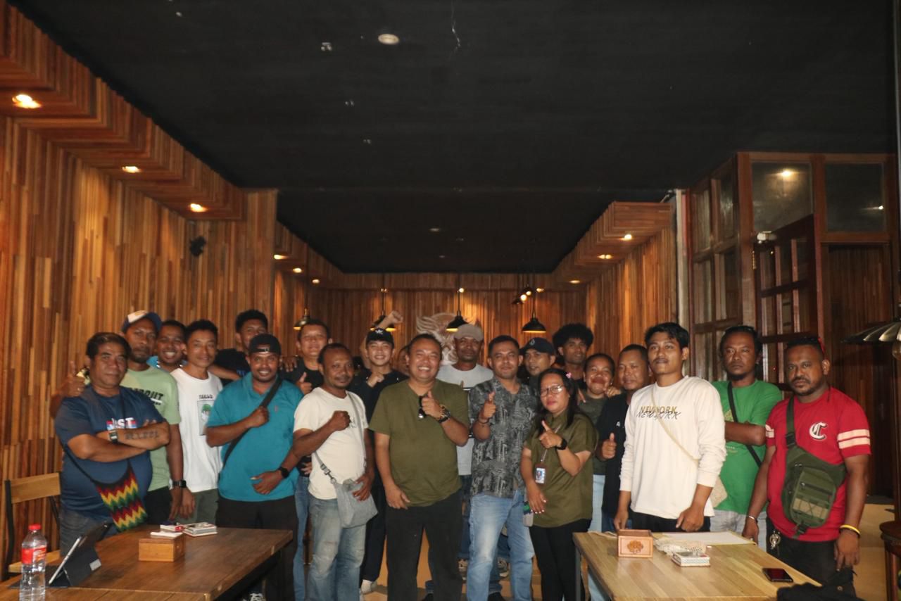 Satgas Humas Operasi Damai Cartenz-2025 Perkuat Sinergi Media Lewat Silaturahmi di Timika