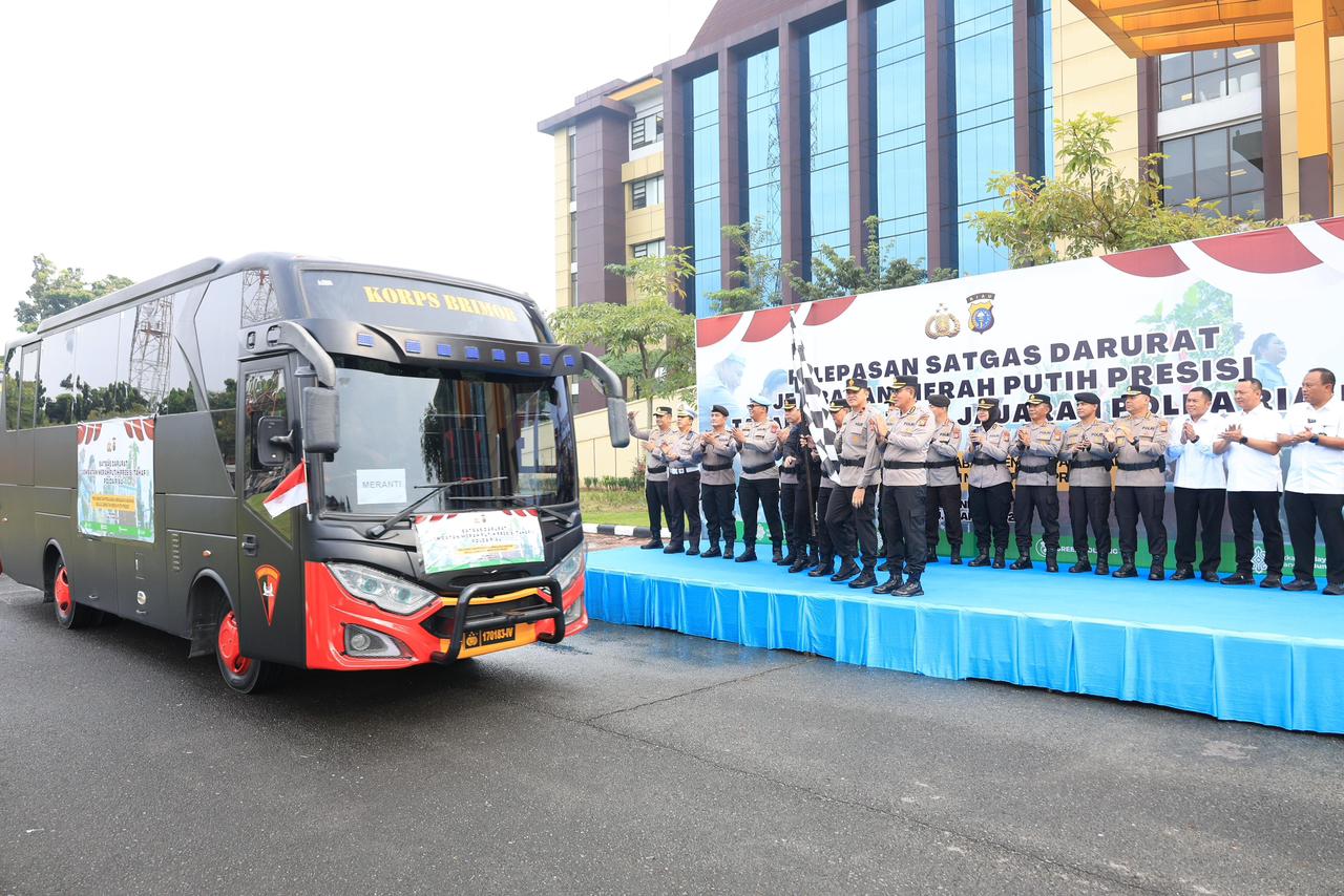 Polda Riau kembali bangun 83 jembatan merah putih presisi tahap II, 120 personel diberangkatkan