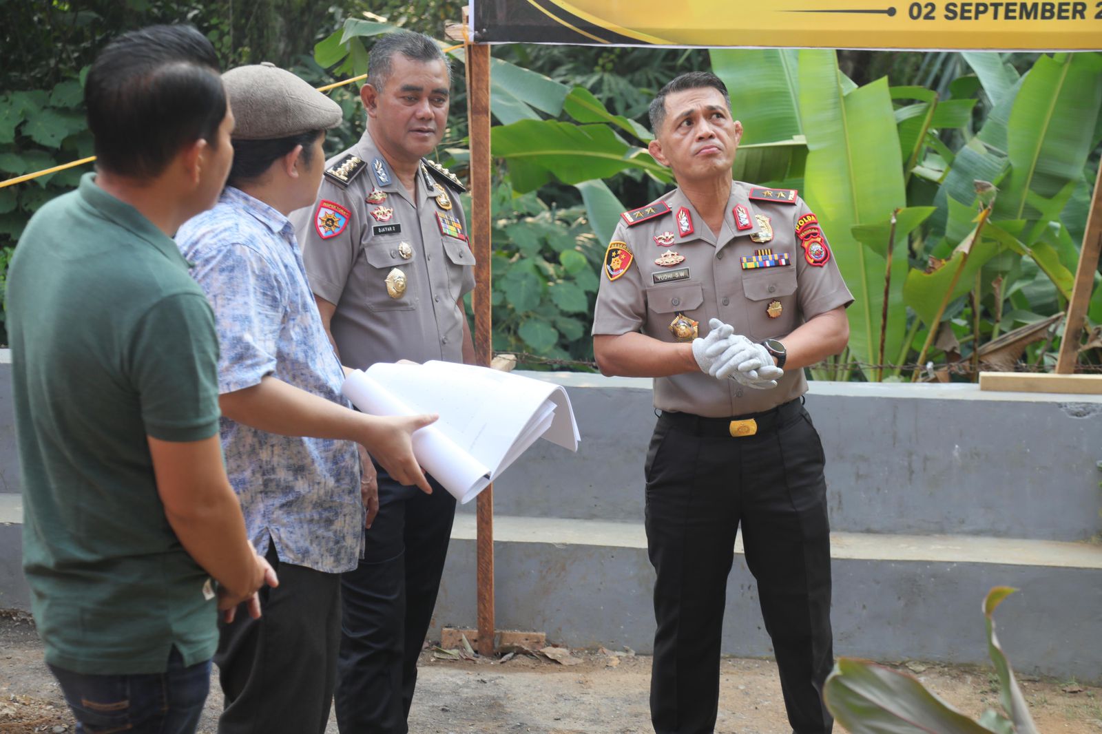 Kapolda Bengkulu Letakkan Batu Pertama Pembangunan Gedung Dittahti Polda Bengkulu Serta Ruang Tahanan Wanita dan Anak